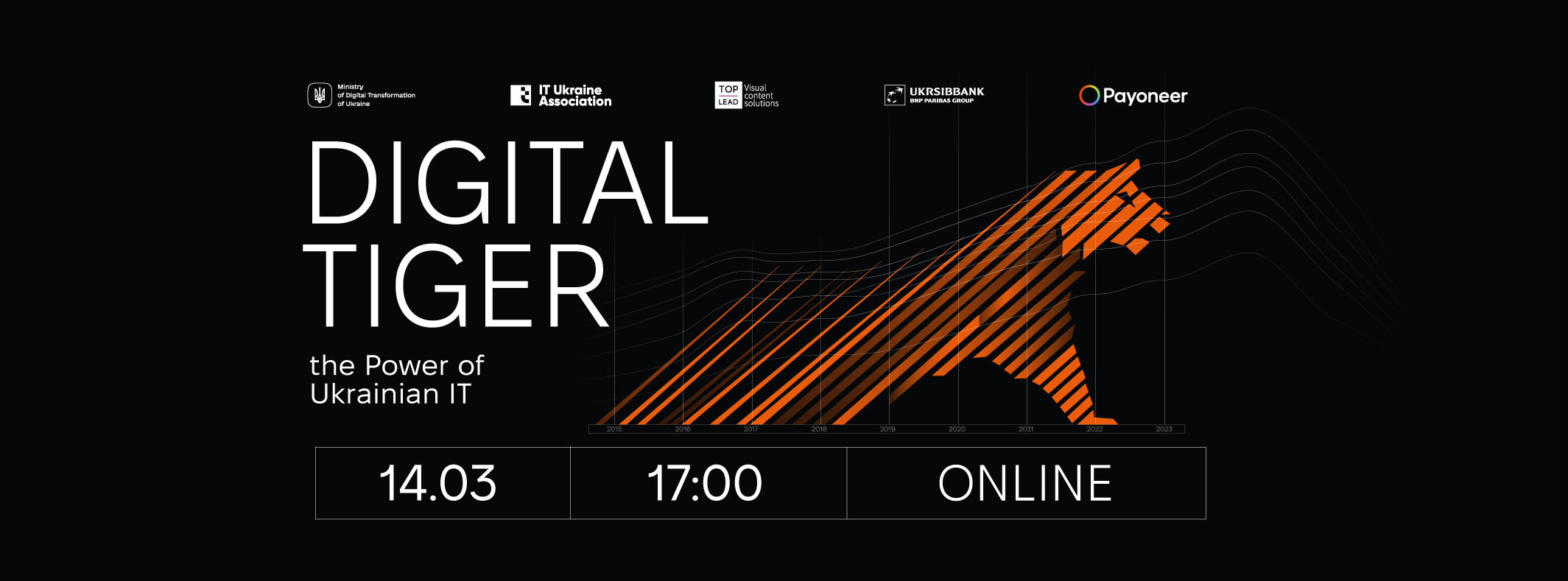 UKRSIBBANK – партнер онлайн-презентації дослідження Digital Tiger: the Power of Ukrainian IT 2023
