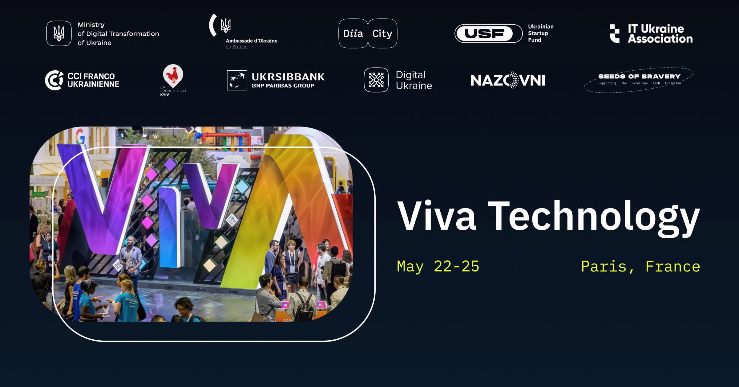 UKRSIBBANK підтримав українські стартапи на найбільшій технологічній події Viva Technology 2024